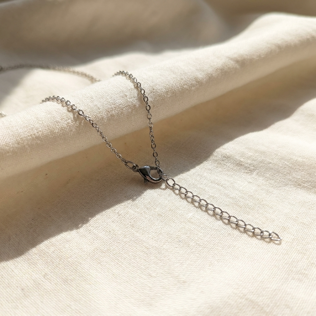 Forget Me Not Heart Stainless Steel Necklace | Hope