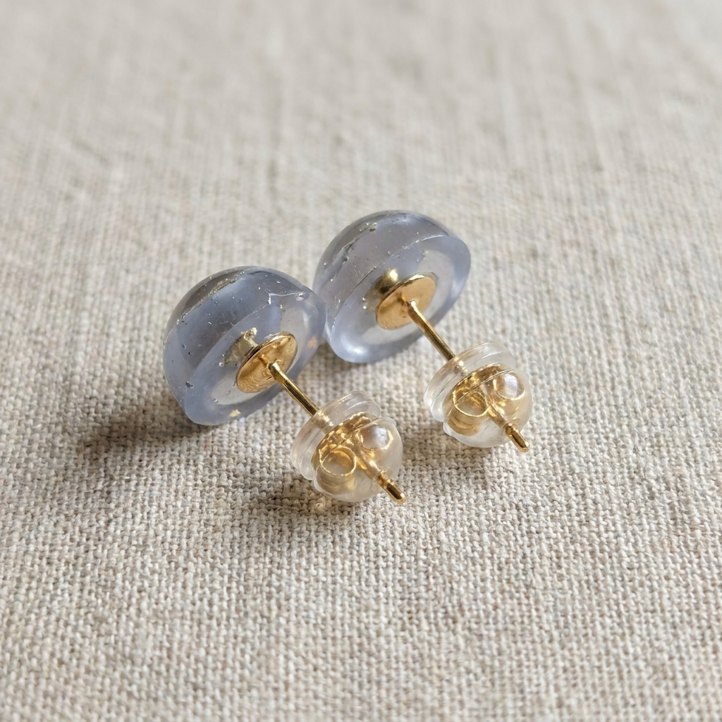 Bright Forget Me Not Gold Plated Sterling Silver Stud Earrings | Love & Faith