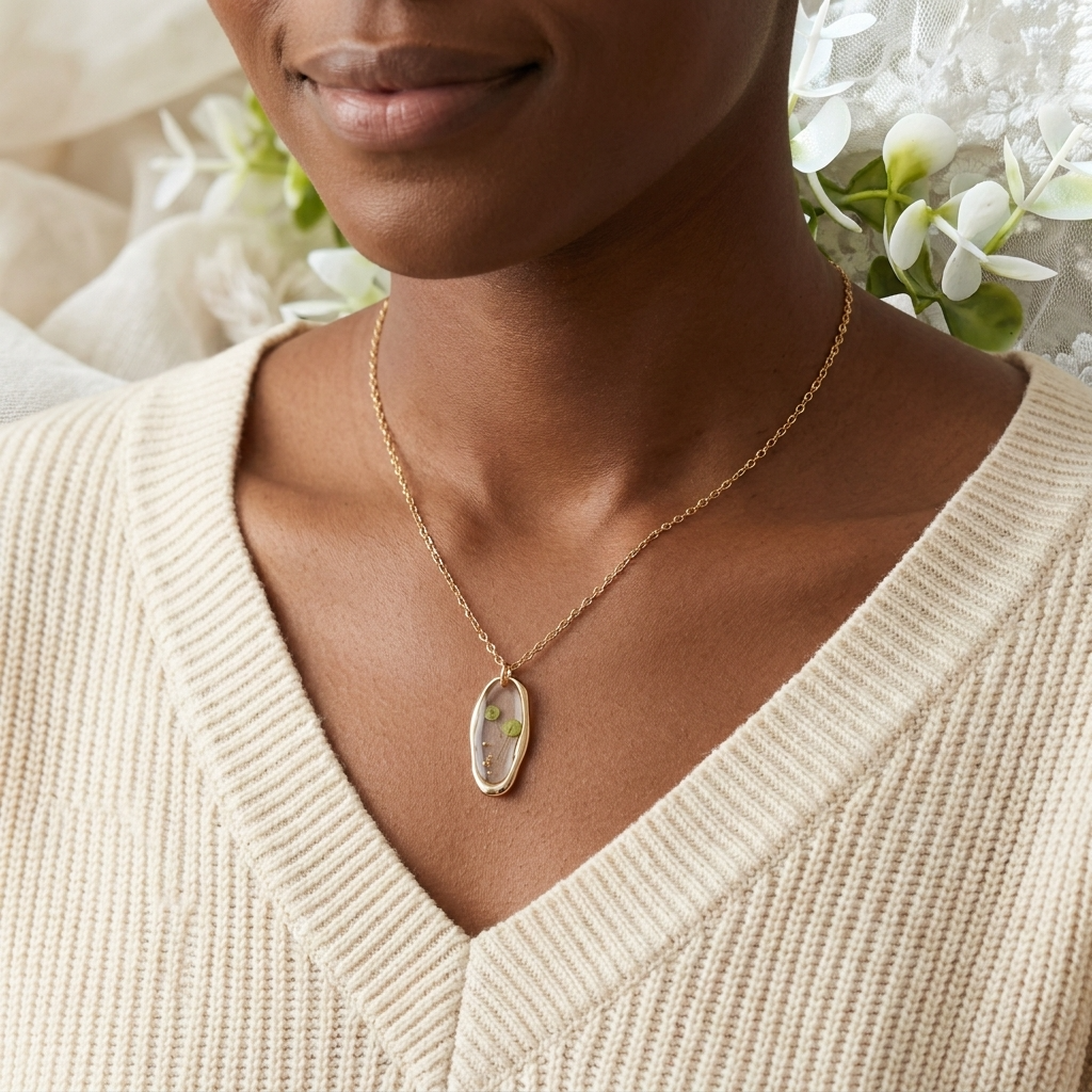 Pepperweed Irregular Gold Plated Stainless Steel Necklace | Resilience