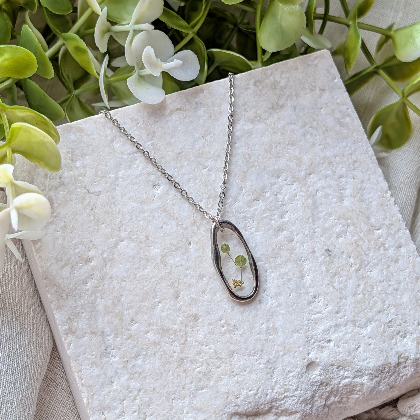 Pepperweed Irregular Stainless Steel Necklace | Resilience