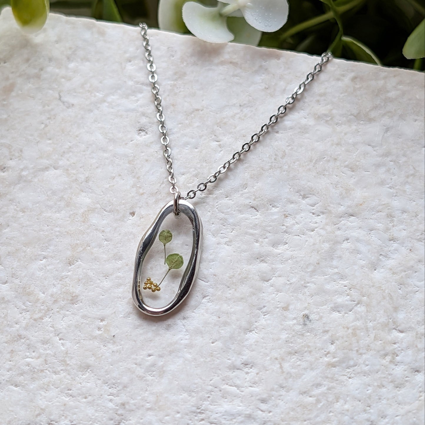 Pepperweed Irregular Stainless Steel Necklace | Resilience