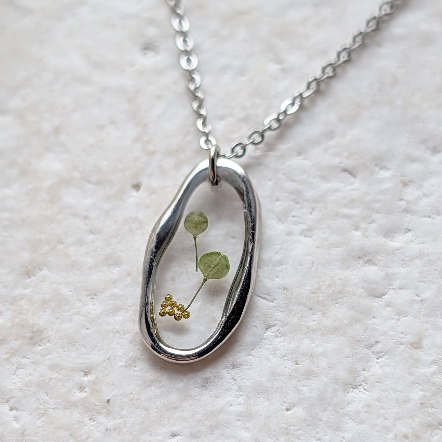Pepperweed Irregular Stainless Steel Necklace | Resilience