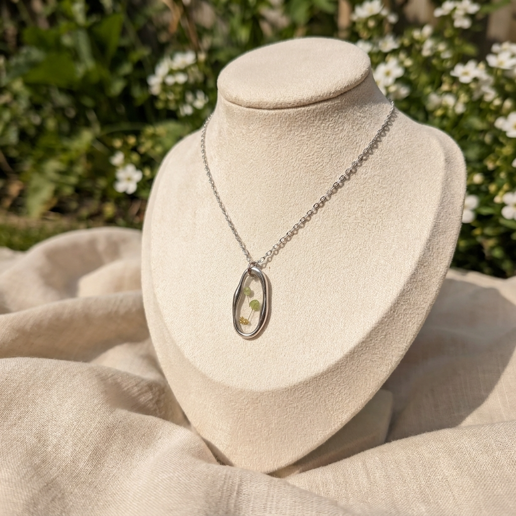 Pepperweed Irregular Stainless Steel Necklace | Resilience