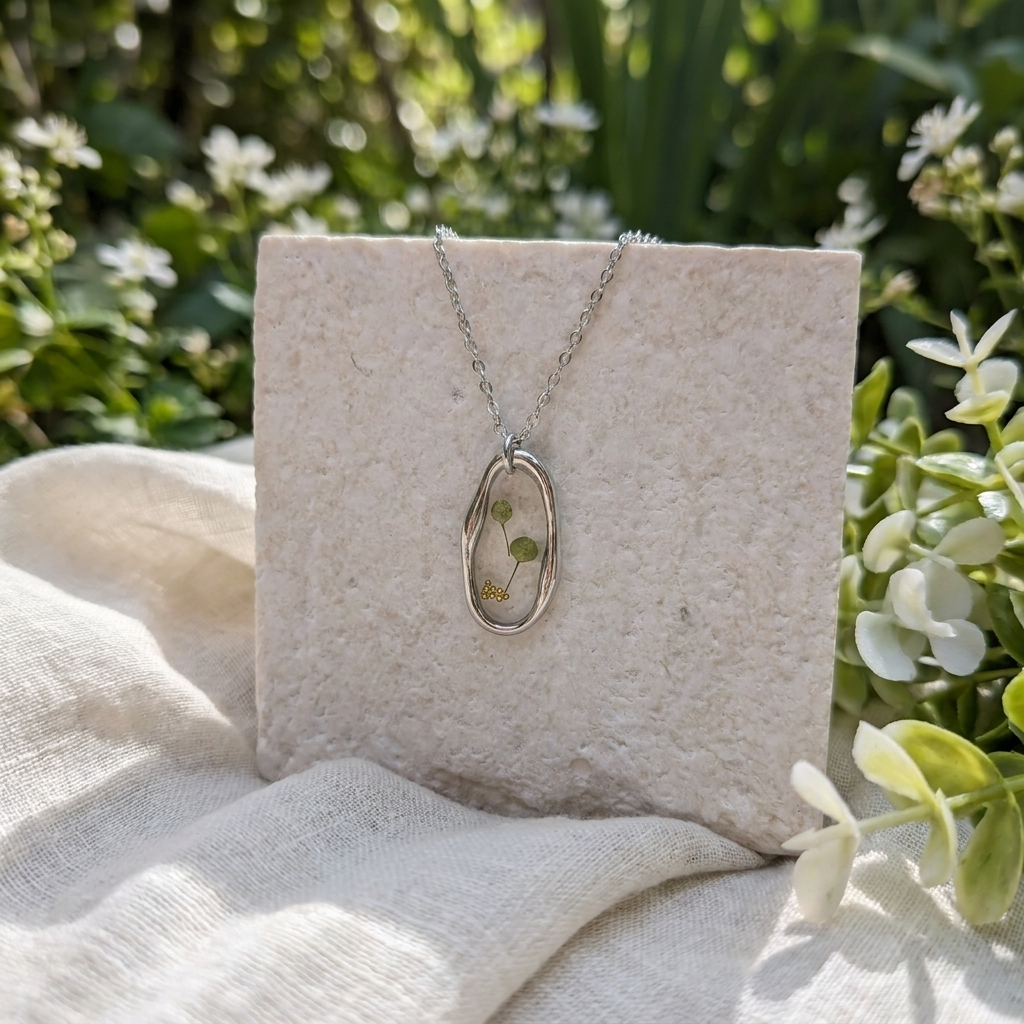 Pepperweed Irregular Stainless Steel Necklace | Resilience