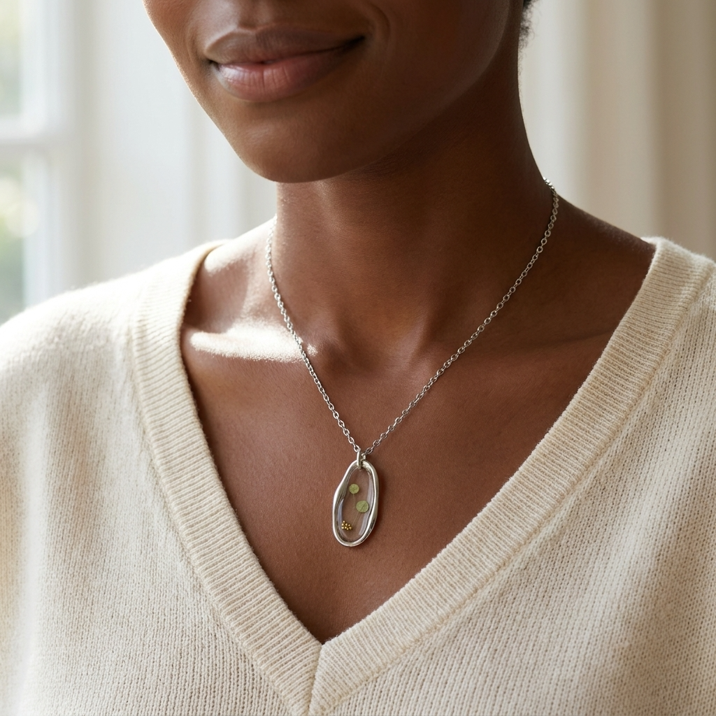 Pepperweed Irregular Stainless Steel Necklace | Resilience