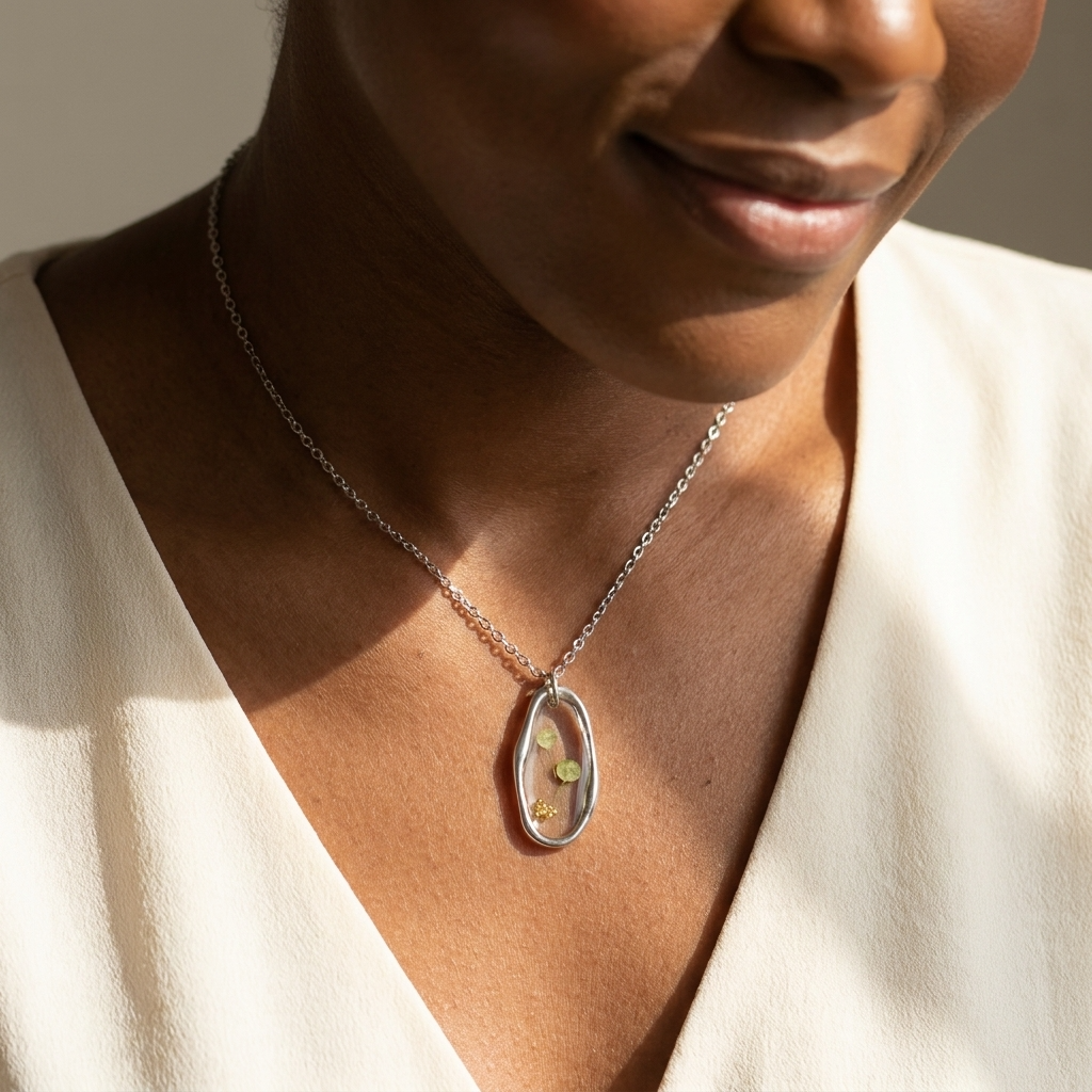 Pepperweed Irregular Stainless Steel Necklace | Resilience