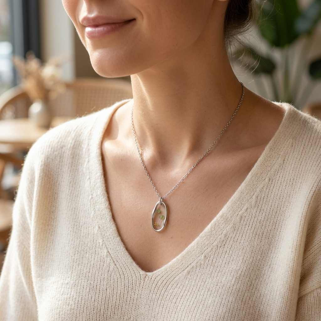 Pepperweed Irregular Stainless Steel Necklace | Resilience
