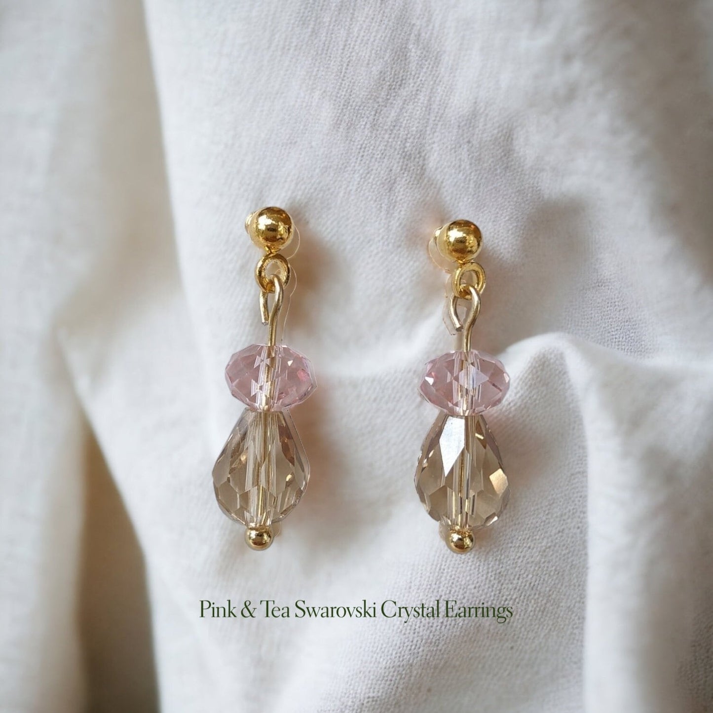 Handmade Crystal Glass Christmas Baubles Delicate Drop Earrings